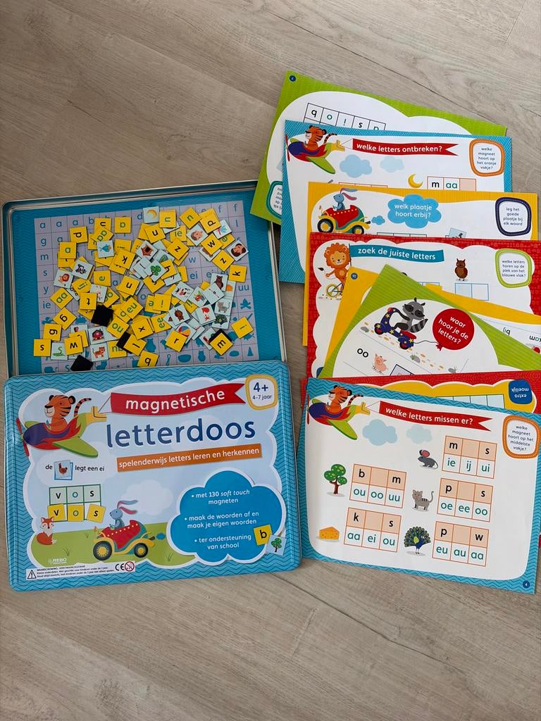 Magnetische Letterdoos - Spelenderwijs letters leren, Kinderen en Baby's, Speelgoed | Educatief en Creatief, Ophalen, Gebruikt