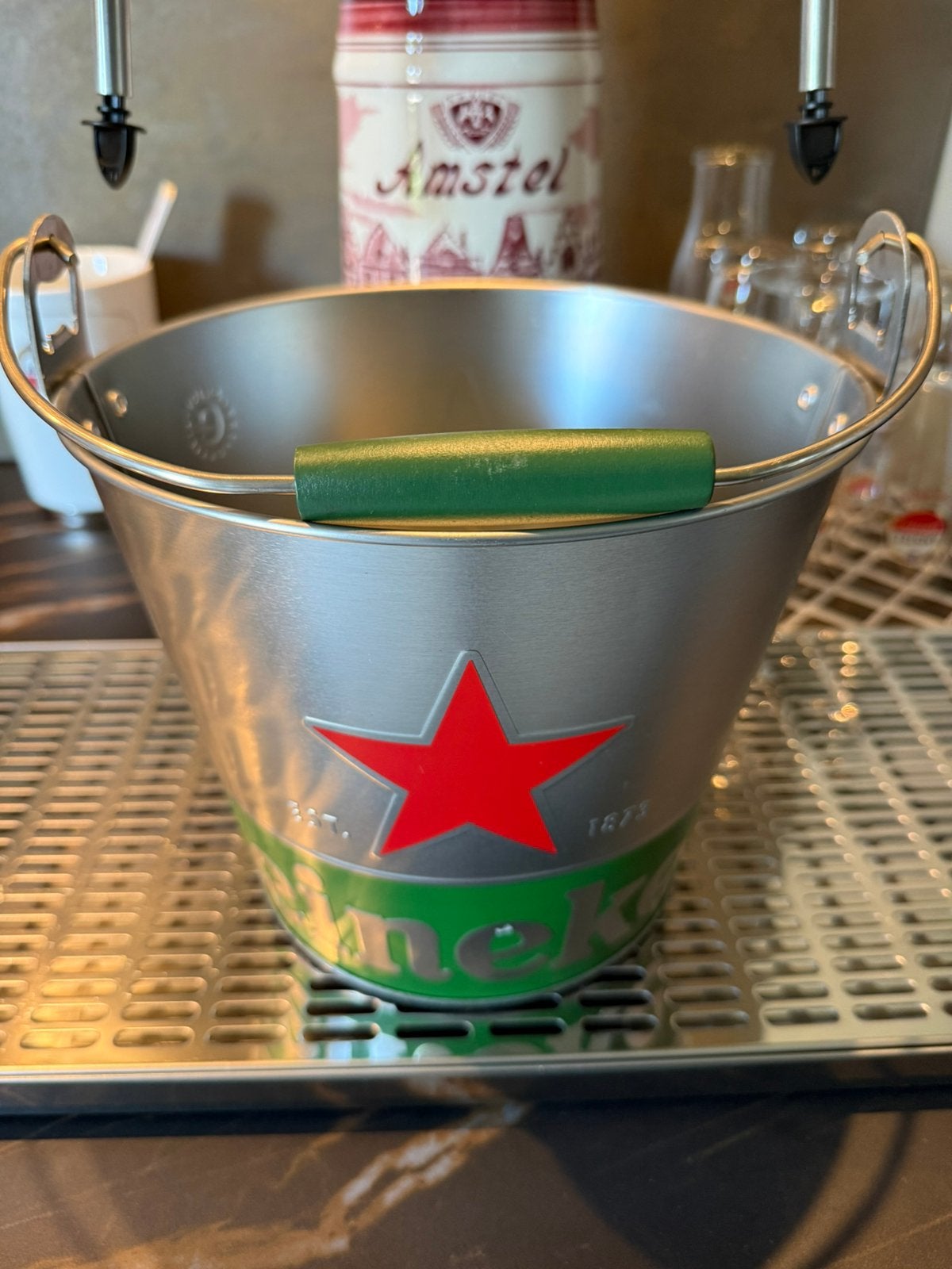 Heineken ijsemmer, Verzamelen, Biermerken, Ophalen of Verzenden, Zo goed als nieuw, Overige typen, Heineken