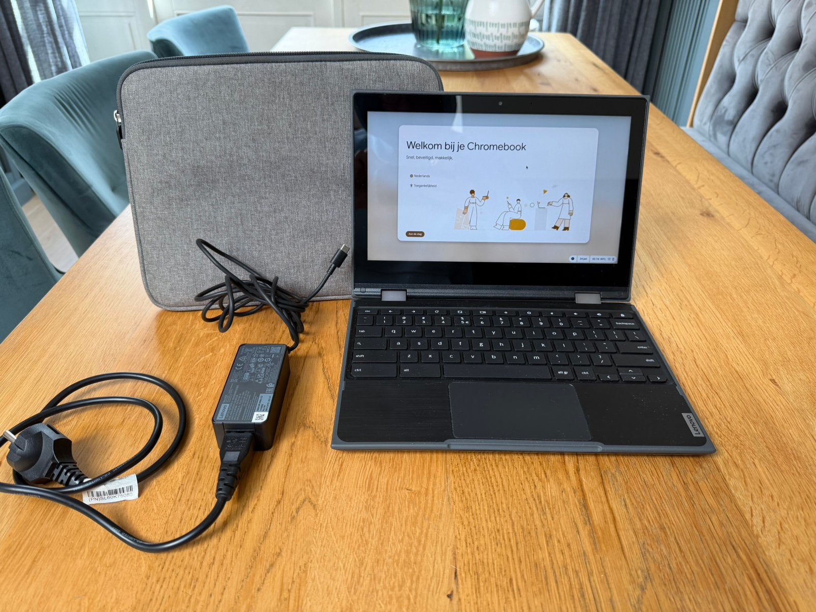 Lenovo 300e Chromebook (2de generatie), Computers en Software, Ophalen, 14 inch, 4 GB of minder, Qwerty