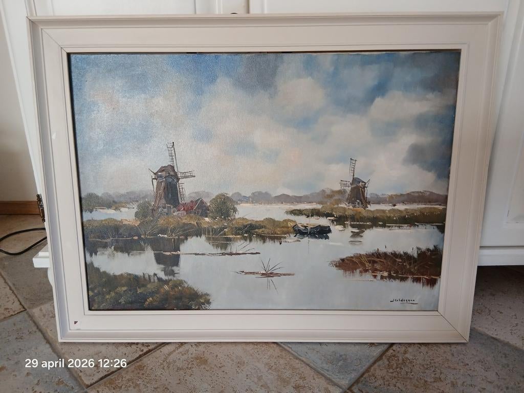 J.kelderman olieverfschilderij, Ophalen