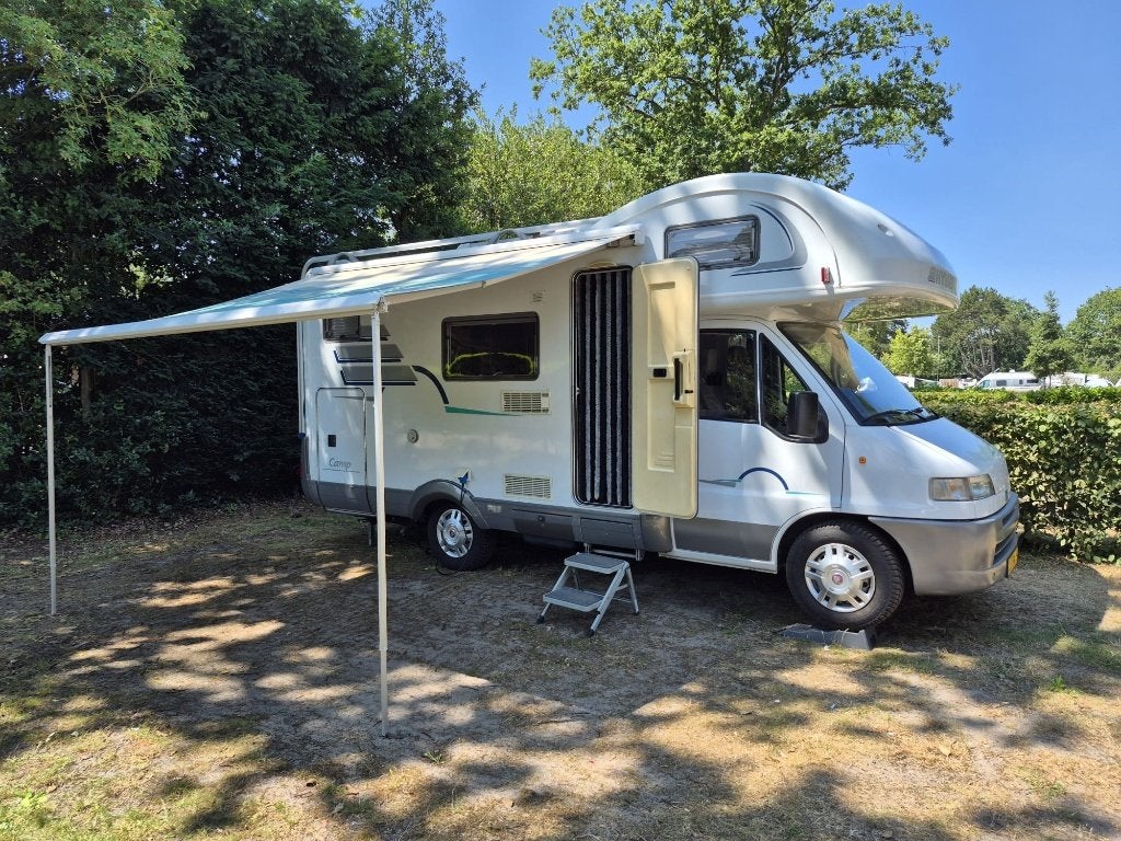 Hymer Camp C524 | 6 Persoons | Airco | Uniek Nette Staat, Alkoof, Ringverwarming, Fiat, Afzuigkap