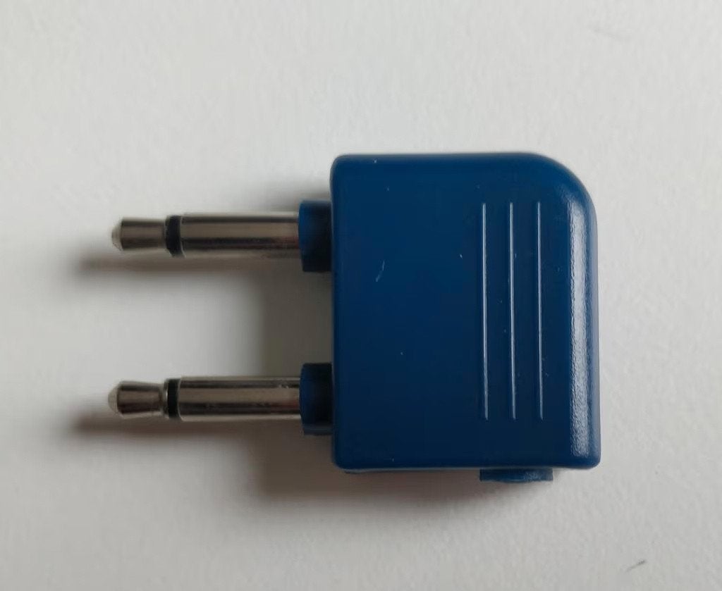 Luchtvaartadapter voor koptelefoons, Ophalen of Verzenden, Nieuw
