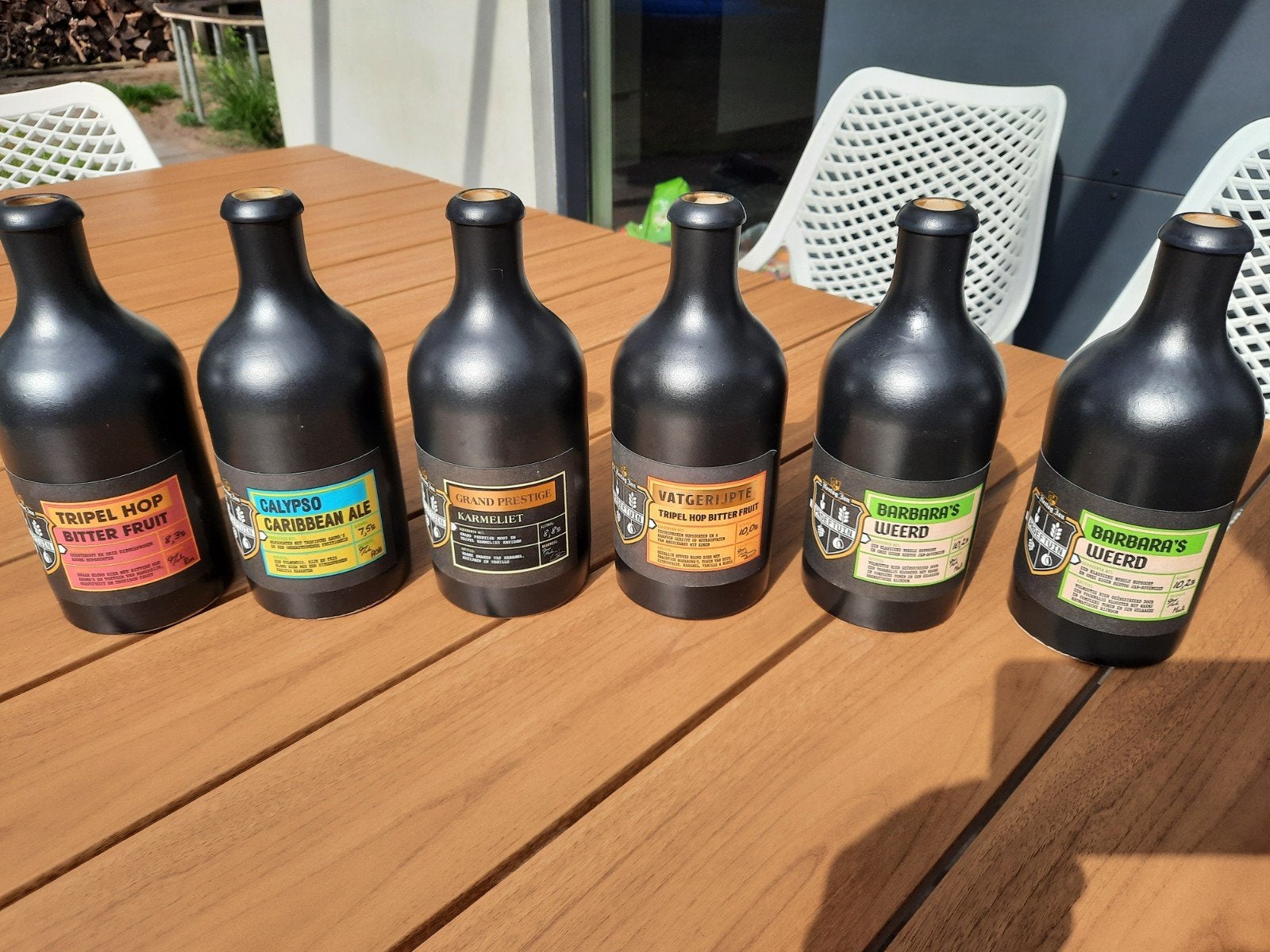 Hertog Jan. Lege bierflessen van speciaalbier., Ophalen of Verzenden