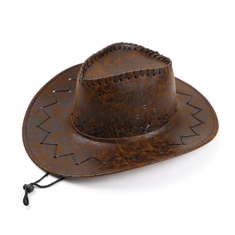 Bruine western hoed / cowboy cowgirl heren dames linedance, Kleding | Heren, Hoeden en Petten, Verzenden, Zo goed als nieuw, Hoed