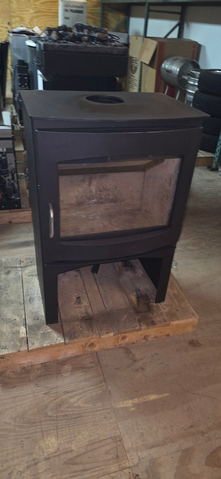 Hout CV kachel  Dik Geurts, Ophalen, Gebruikt, Hout, Houtkachel