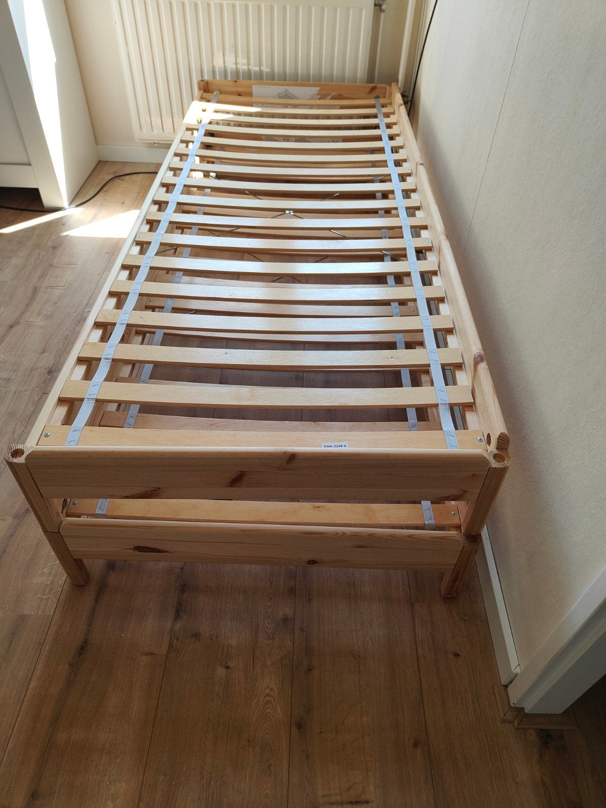 Stabelbaar bed van Ikea grenen 80x200cm., Antiek en Kunst, Antiek | Meubels | Bedden, Ophalen