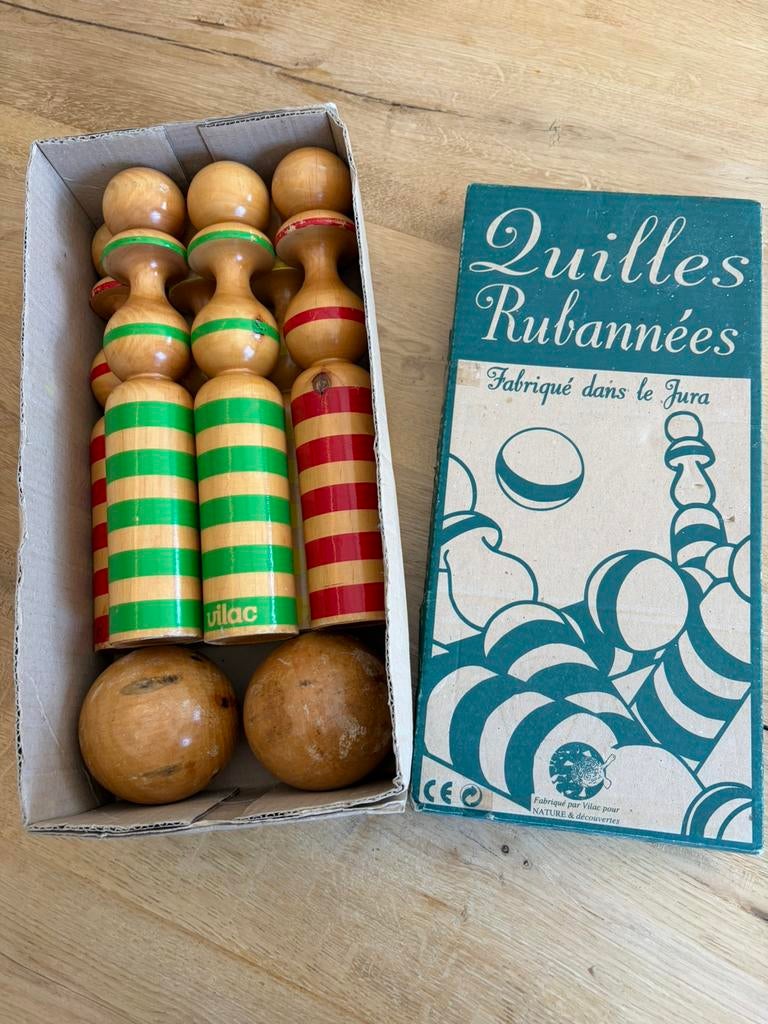 Vintage bowlingset, Ophalen of Verzenden, Zo goed als nieuw