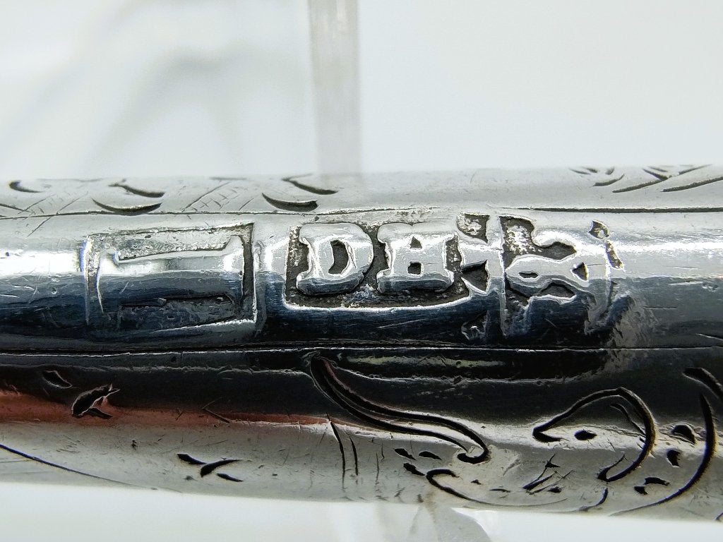 Zilveren mesheft met stalen lemmet, D. Hoep, Hoorn, 1769, Verzenden, Zilver