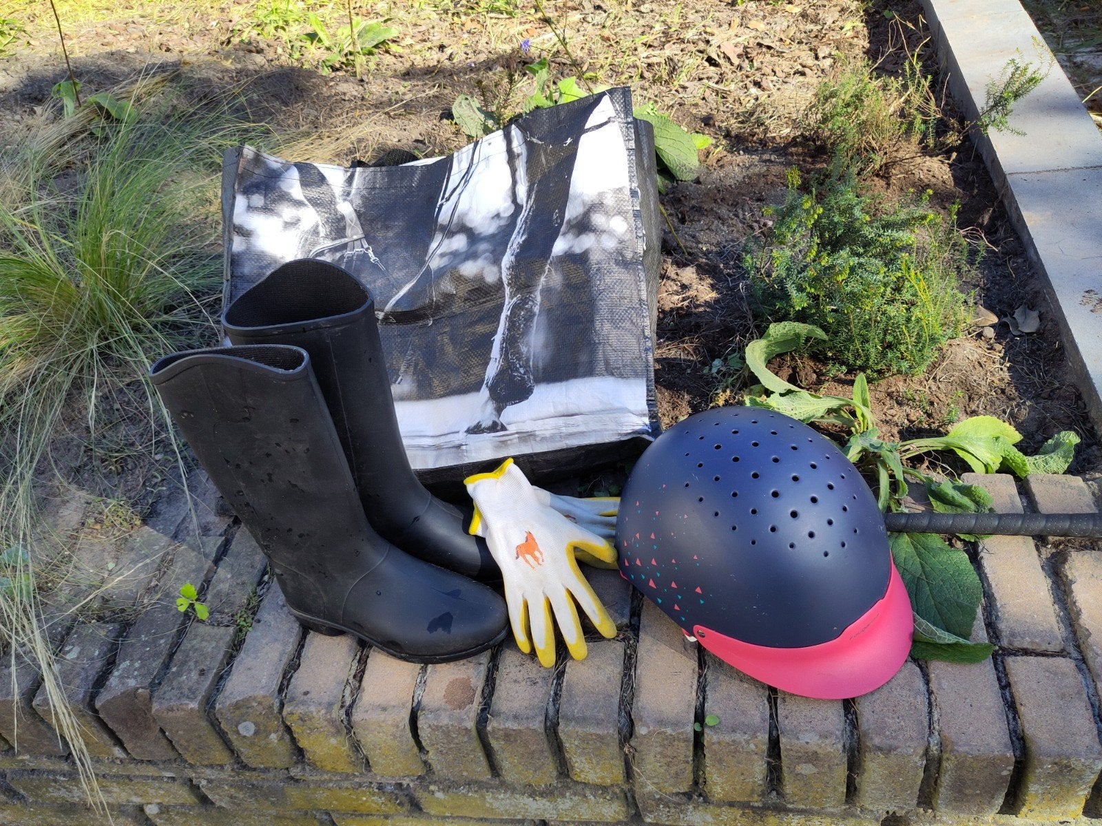 paardrijset met laarzen maat 34, Ophalen of Verzenden, Zo goed als nieuw, Recreatie