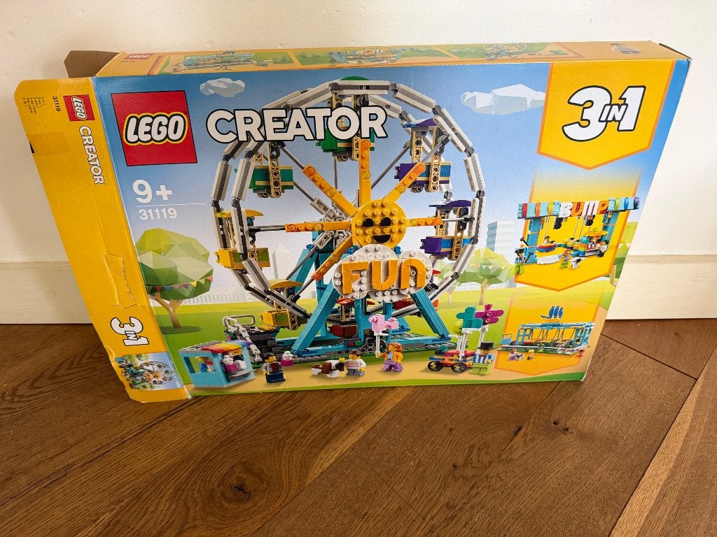 Lego Reuzenrad Creator set 31119 (mist 1 poppetje), Inclusief instructies, Lego, Ophalen of Verzenden, Zo goed als nieuw