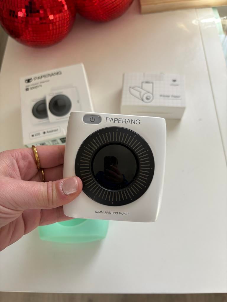 PAPERANG P2 Draagbare Thermische Pocket Printer 300DPI, Computers en Software, Pocketprinters, Zo goed als nieuw, Verzenden