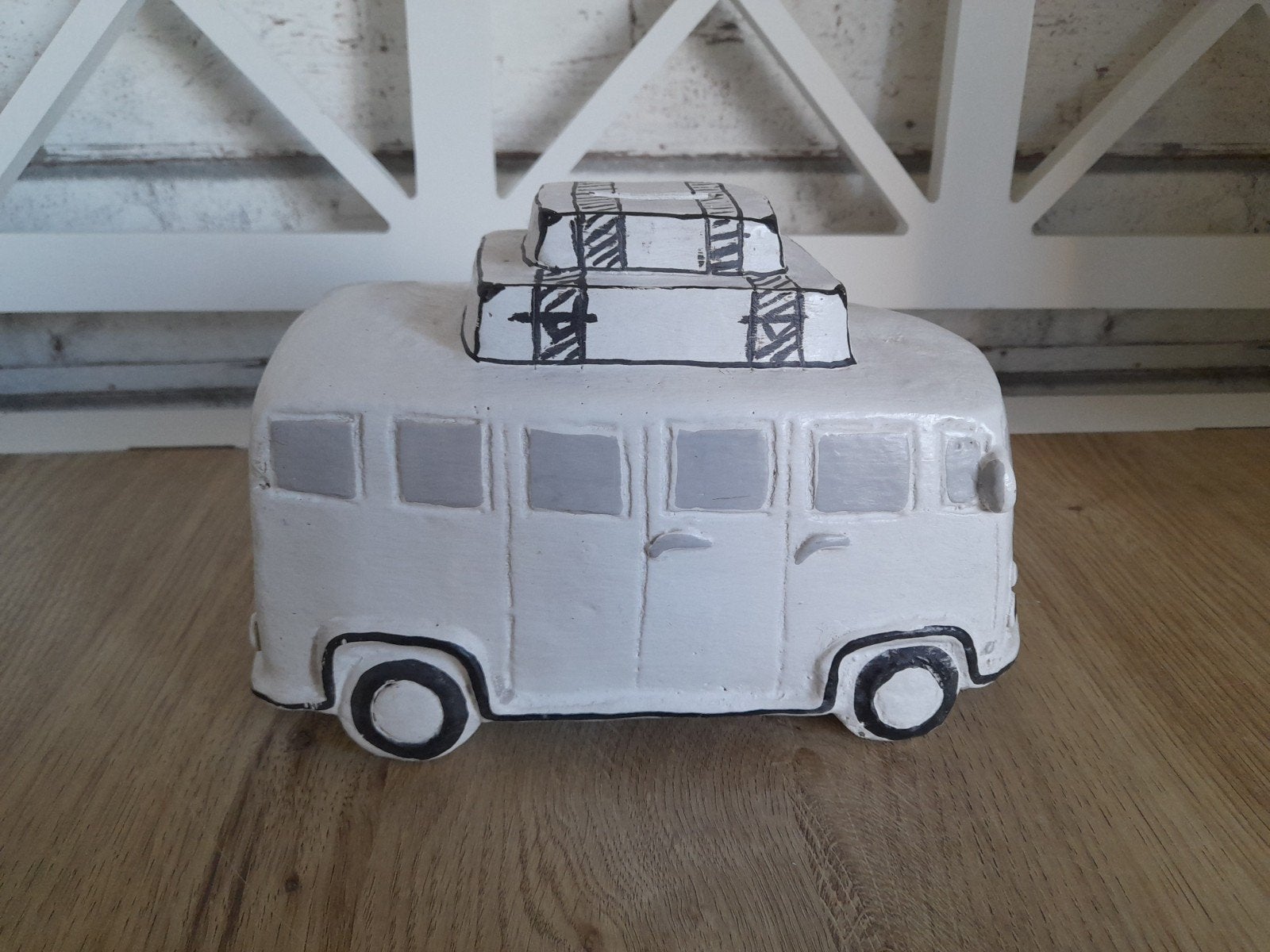 vw busje spaarpot riviera maison, Verzenden, Zo goed als nieuw, Steen, Aardewerk of Keramiek