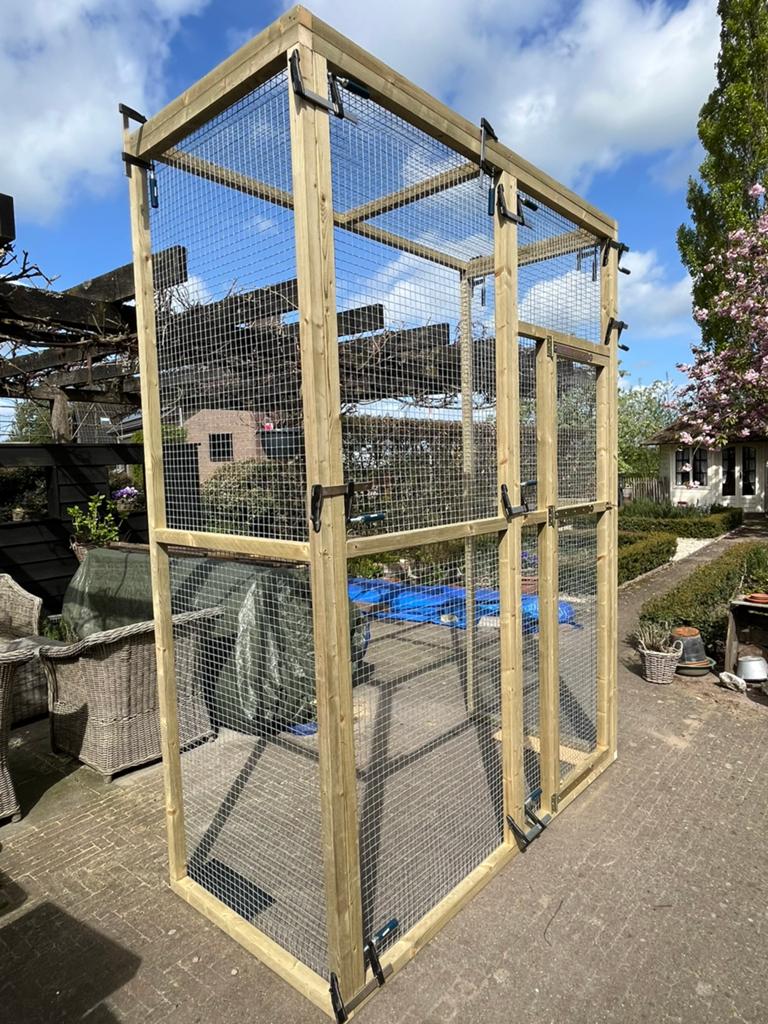 Geimpregneerd houten volieres, kattenrennen, duivenhokken., 4221LV, Info@vandoorntimmerwerken.com, Nieuw, Ophalen of Verzenden