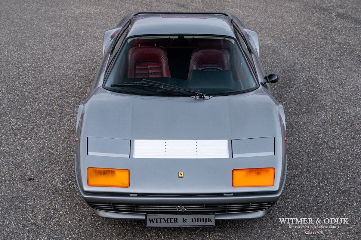 Ferrari 512 Boxer Berlinetta Grigio Ferro Met. (bj 1980), Auto's, Dealer onderhouden, Achterwielaandrijving, Gebruikt, Overige modellen