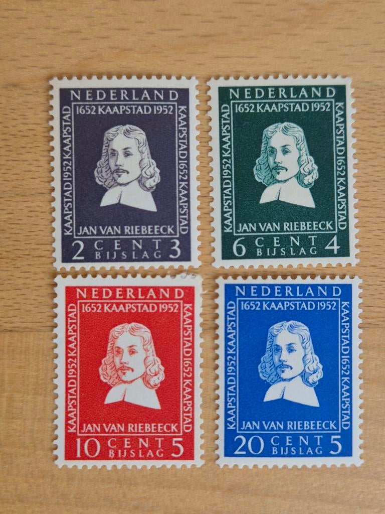 Nederland 1952 Van Riebeeck, Postzegels en Munten, Ophalen of Verzenden, Na 1940, Postfris