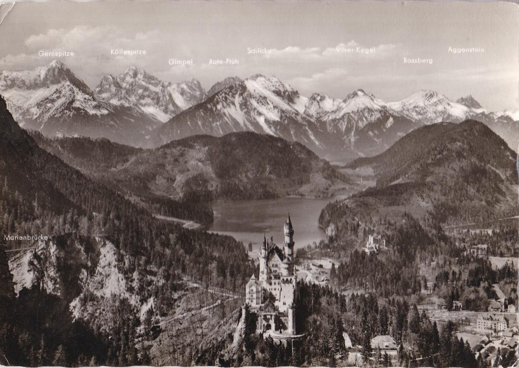 Duitsland – Beieren – zwart/wit – gelopen, Verzenden, 1980 tot heden, Gelopen, Duitsland