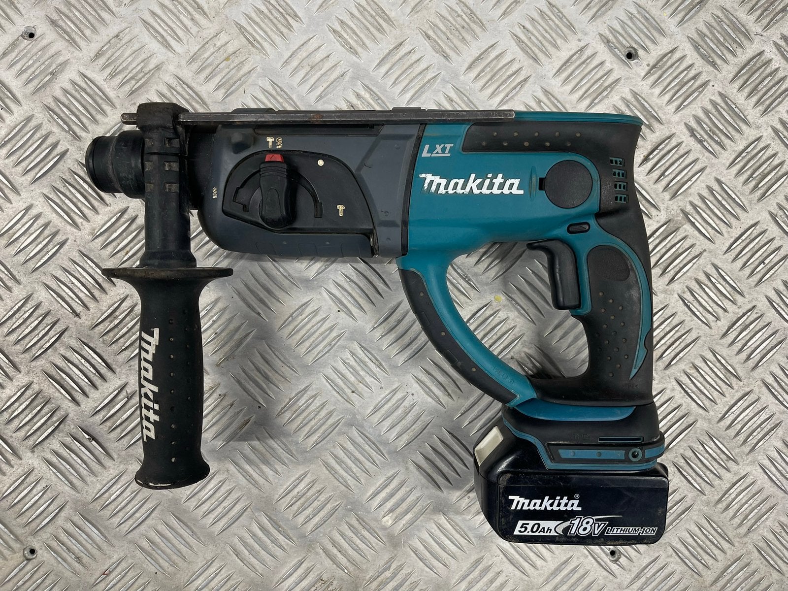 Makita DHR202Z 18V li-Ion SDS+ boorhamer, Ophalen of Verzenden, Gebruikt, Boor- en/of Breekhamer, Klopboormechanisme
