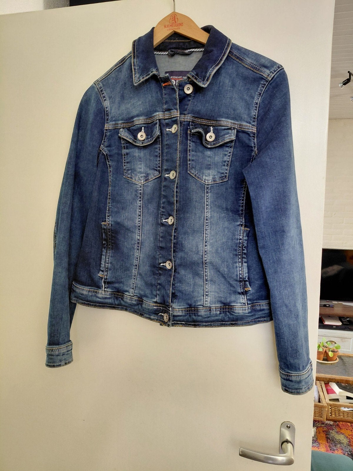 spijkerjasje DENIM LOVE M, Ophalen, Zo goed als nieuw, Blauw