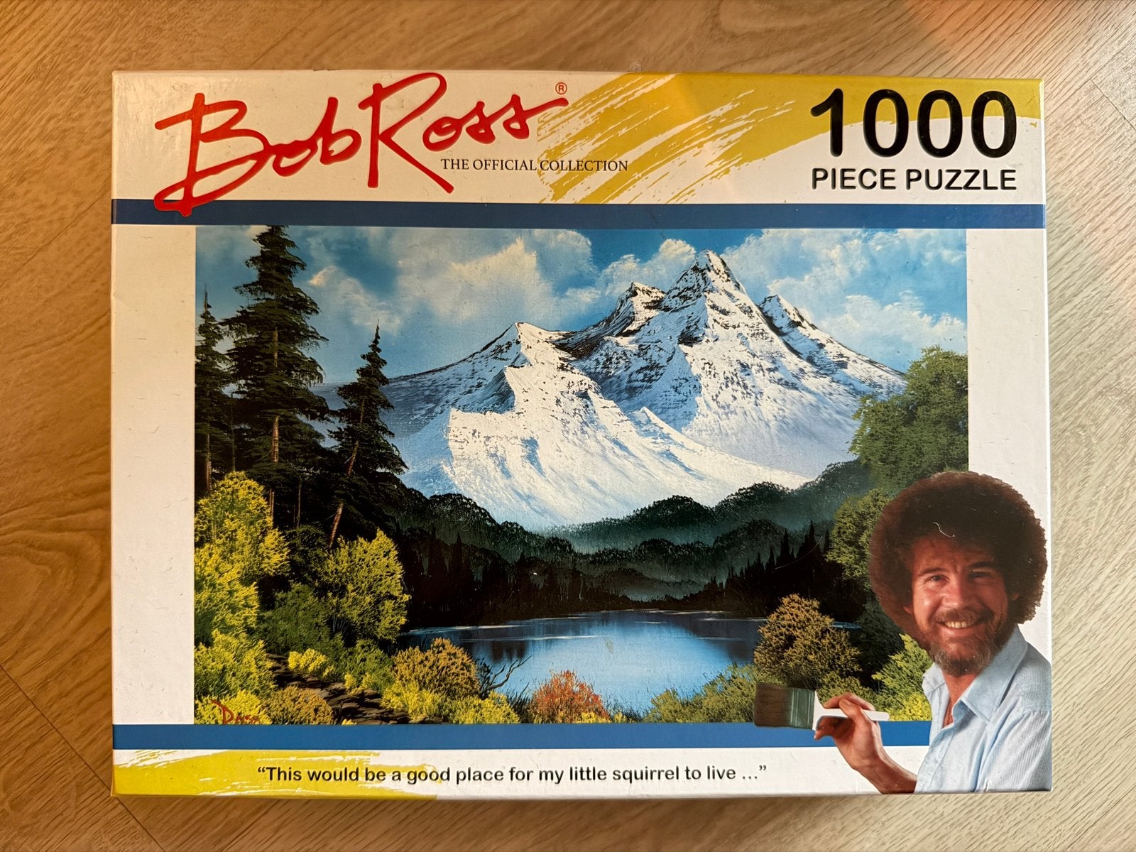 Bob Ross puzzel, Hobby en Vrije tijd, Denksport en Puzzels, Ophalen, 500 t/m 1500 stukjes, Zo goed als nieuw, Legpuzzel