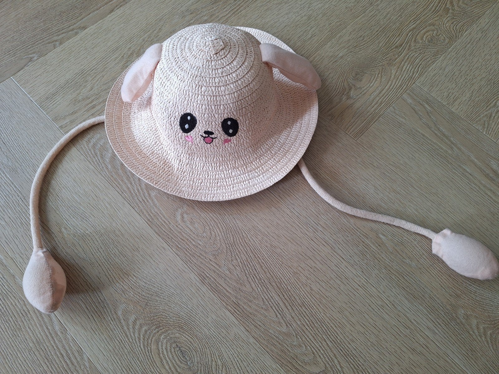 Leuke kinderhoed met bewegende oren - roze konijn, Hoed, Nieuw, Onbekend, One size fits all