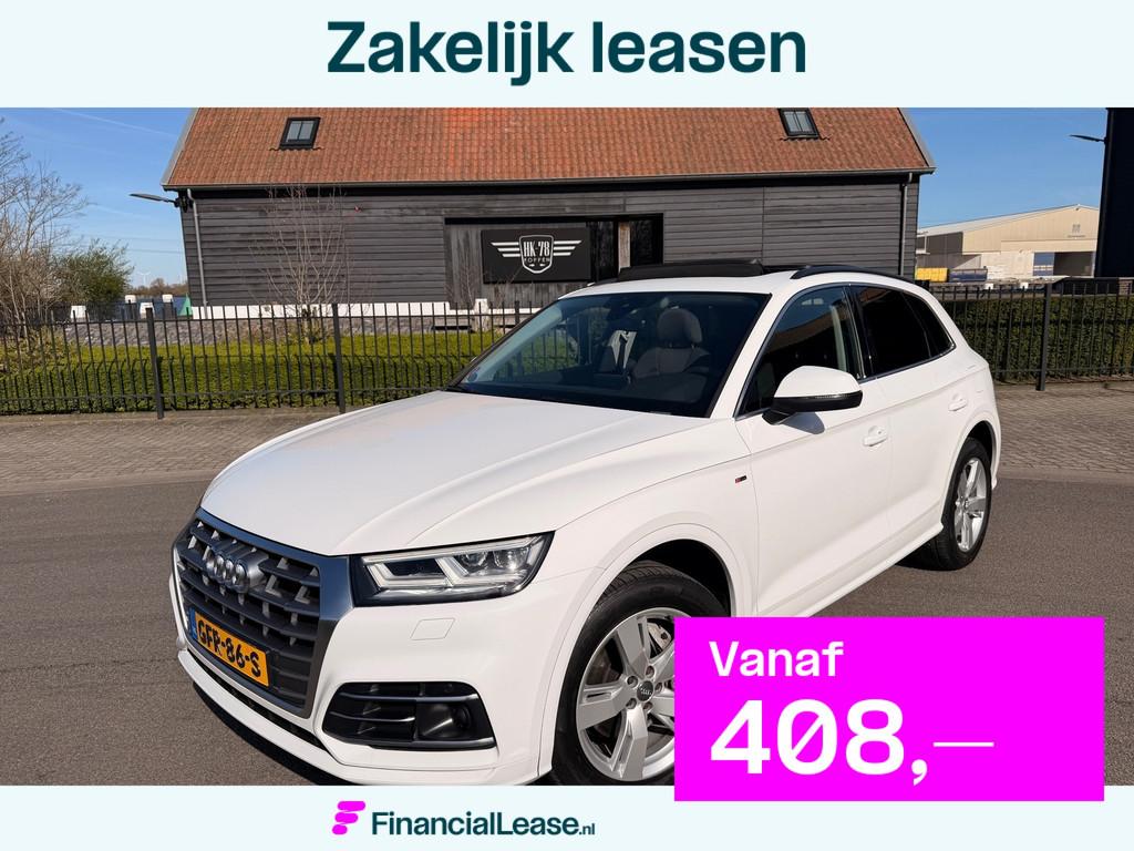 Audi Q5 55 TFSI Plug-in SOH 98% Hybride Quattro Competition, Automaat, 4 cilinders, Wit, Plug-in hybride