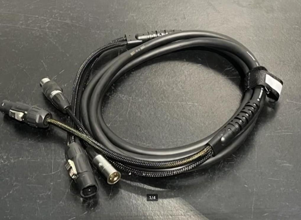 Nieuwe TrueCon1 + DMX 3-pole Combi Kabels (Pro Kwaliteit), Lvg, Nieuw, Ophalen of Verzenden, Lvg