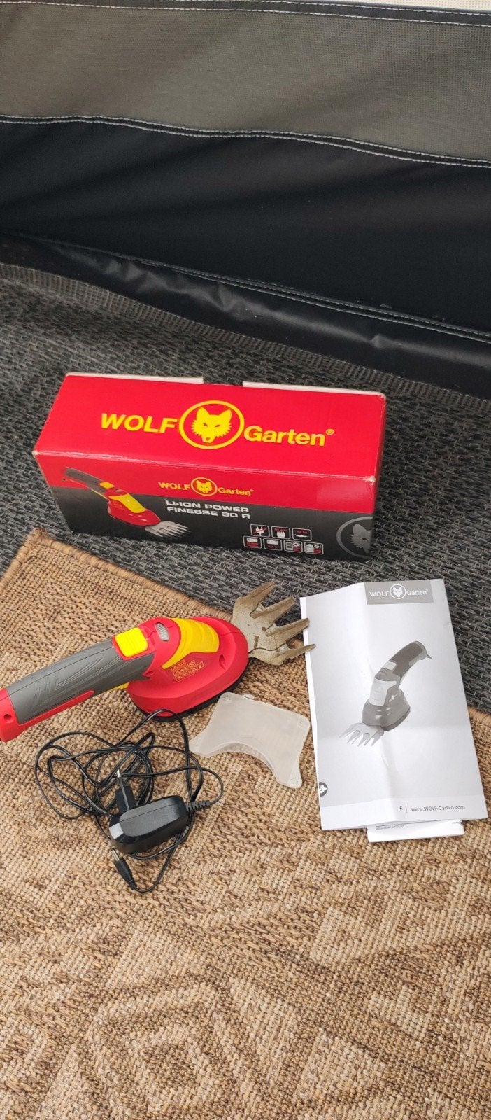 Wolf grasschaar, Ophalen, Gebruikt, Accu, Wolf