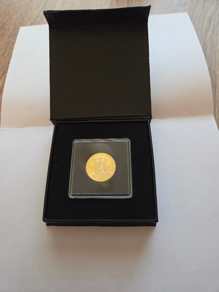 Gouden Tientje 1818 Met Certificaat Zie Foto's, Postzegels en Munten, Munten | Nederland, Koning Willem I, Losse munt, 10 gulden