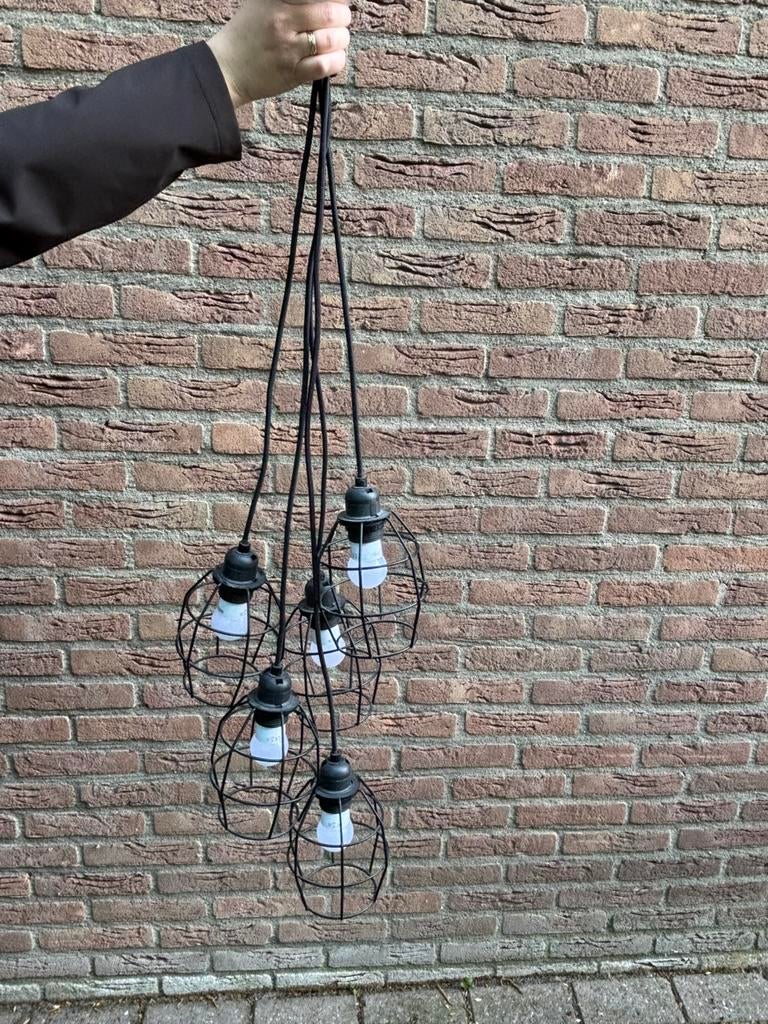 2 sets mooie hanglampen met ledlampjes, Ophalen of Verzenden, Zo goed als nieuw