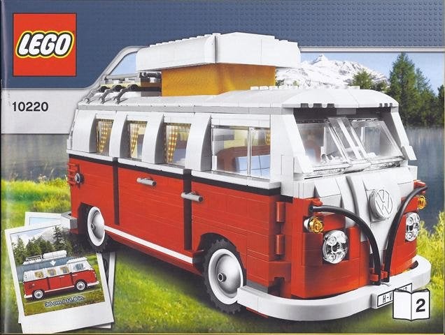 Lego 10220 VW-bus, Gebruikt, Lego, Inclusief instructies, Ophalen of Verzenden
