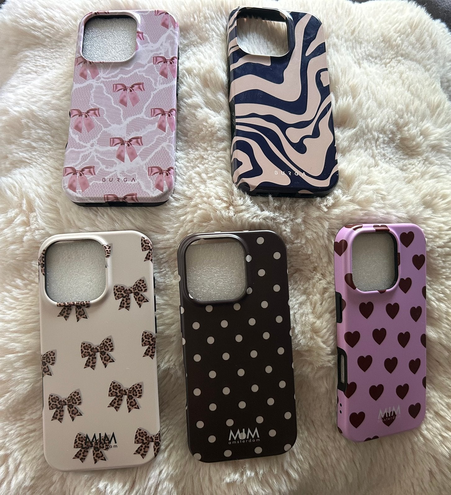 MIM Amsterdam & Burga iPhone 16 Pro, IPhone 16 Pro, Overige merken, Hoesje of Tasje, Schokbestendig