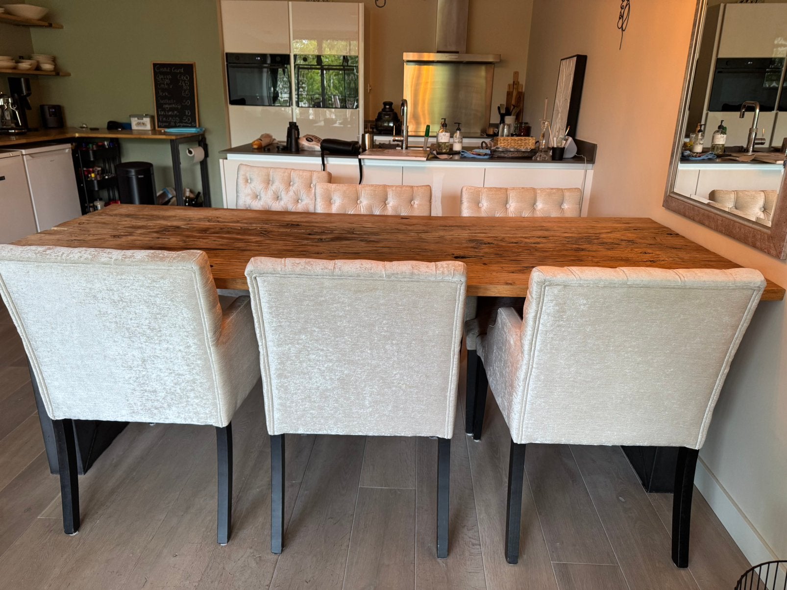 Table and chairs, Huis en Inrichting, Complete eetkamers, Ophalen, Gebruikt