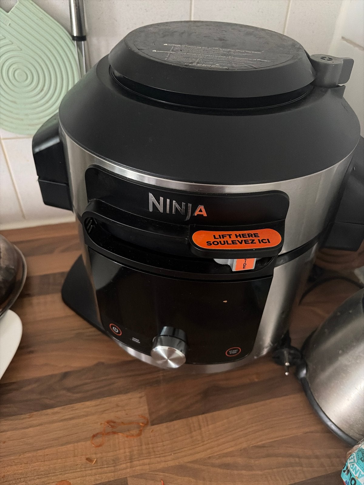 Ninja Foodi Multicooker - Zo goed als nieuw, 4 liter of meer, Ophalen of Verzenden, Zo goed als nieuw, Uitneembare binnenpan