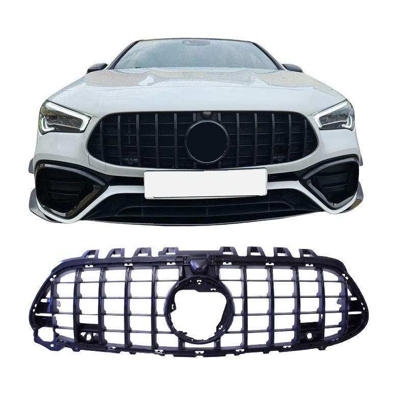GRILL MERCEDES A CLA 45 AMG GLANZEND ZWART, Auto diversen, Tuning en Styling, Ophalen of Verzenden