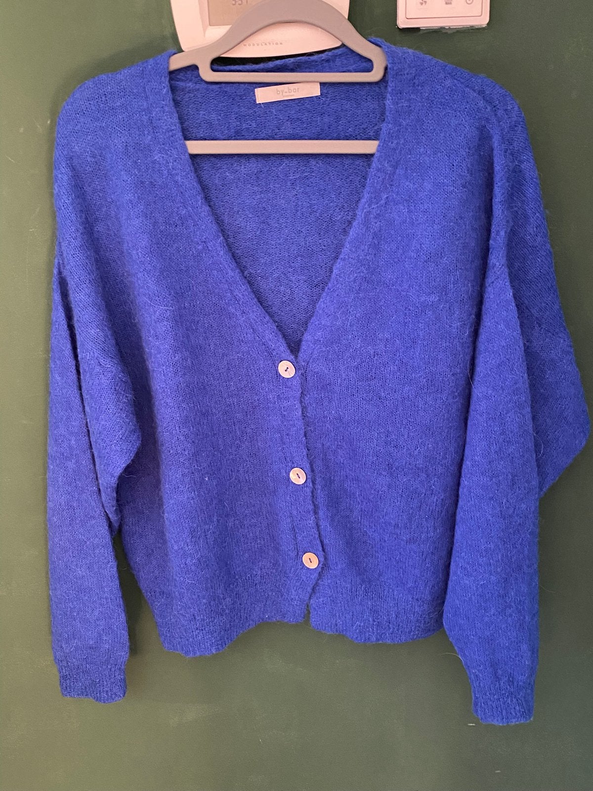 By bar vest, Ophalen of Verzenden, Zo goed als nieuw, Maat 42/44 (L), Blauw