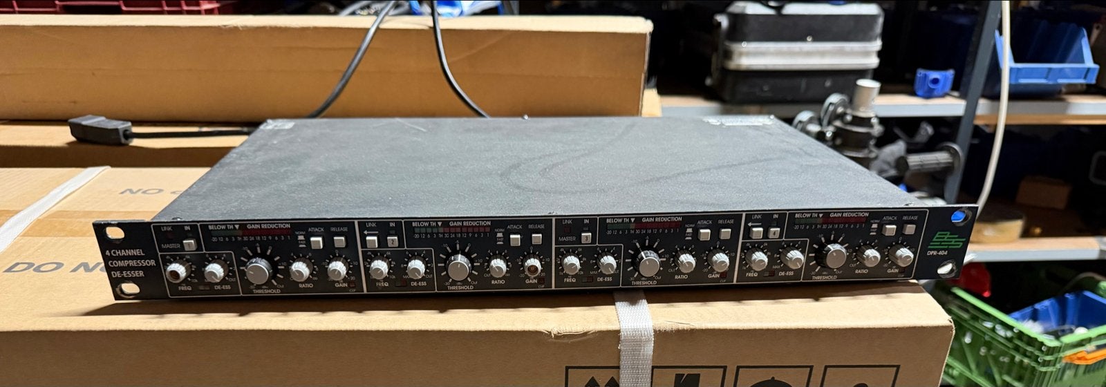BSS DPR-404 4-kanaals compressor/limiter/gate, Ophalen, Gebruikt, Minder dan 5 kanalen