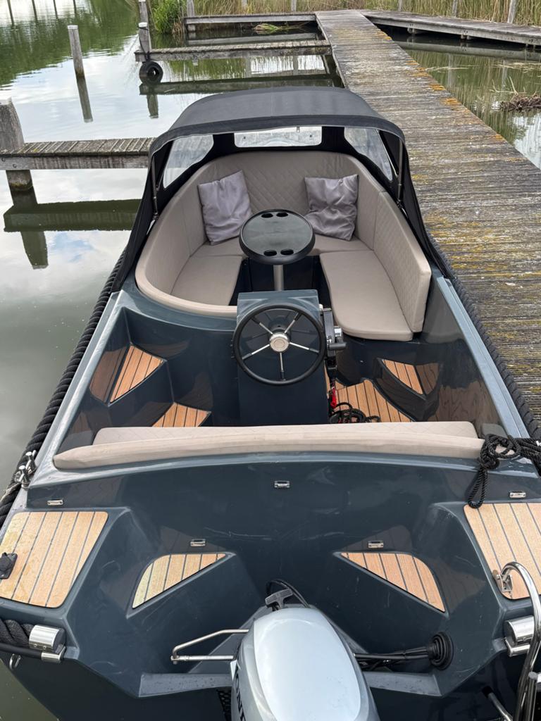 Chaloupe 490 met Honda 20pk buitenboordmotor, Watersport en Boten, Overige typen, Tot 1.00 meter, Buiskap, Zo goed als nieuw
