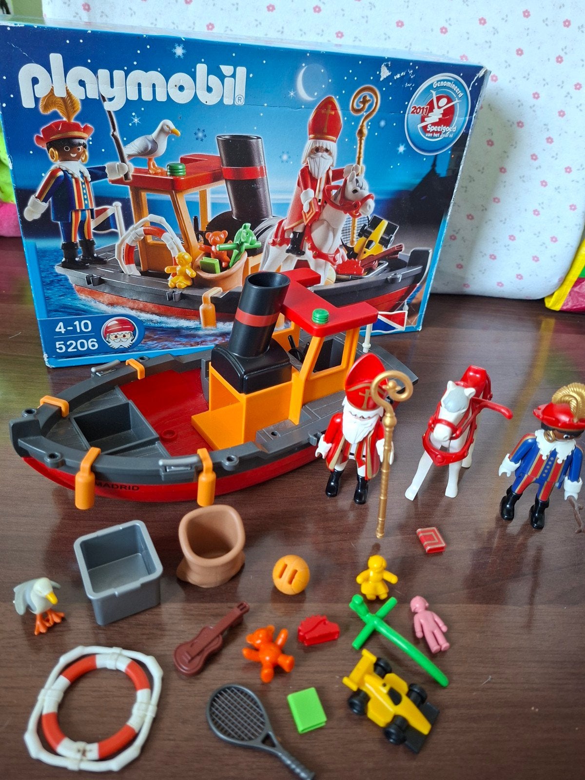 Grote set Playmobil Sinterklaas zwarte piet pieten stoomboot, Kinderen en Baby's, Speelgoed | Playmobil, Ophalen, Complete set