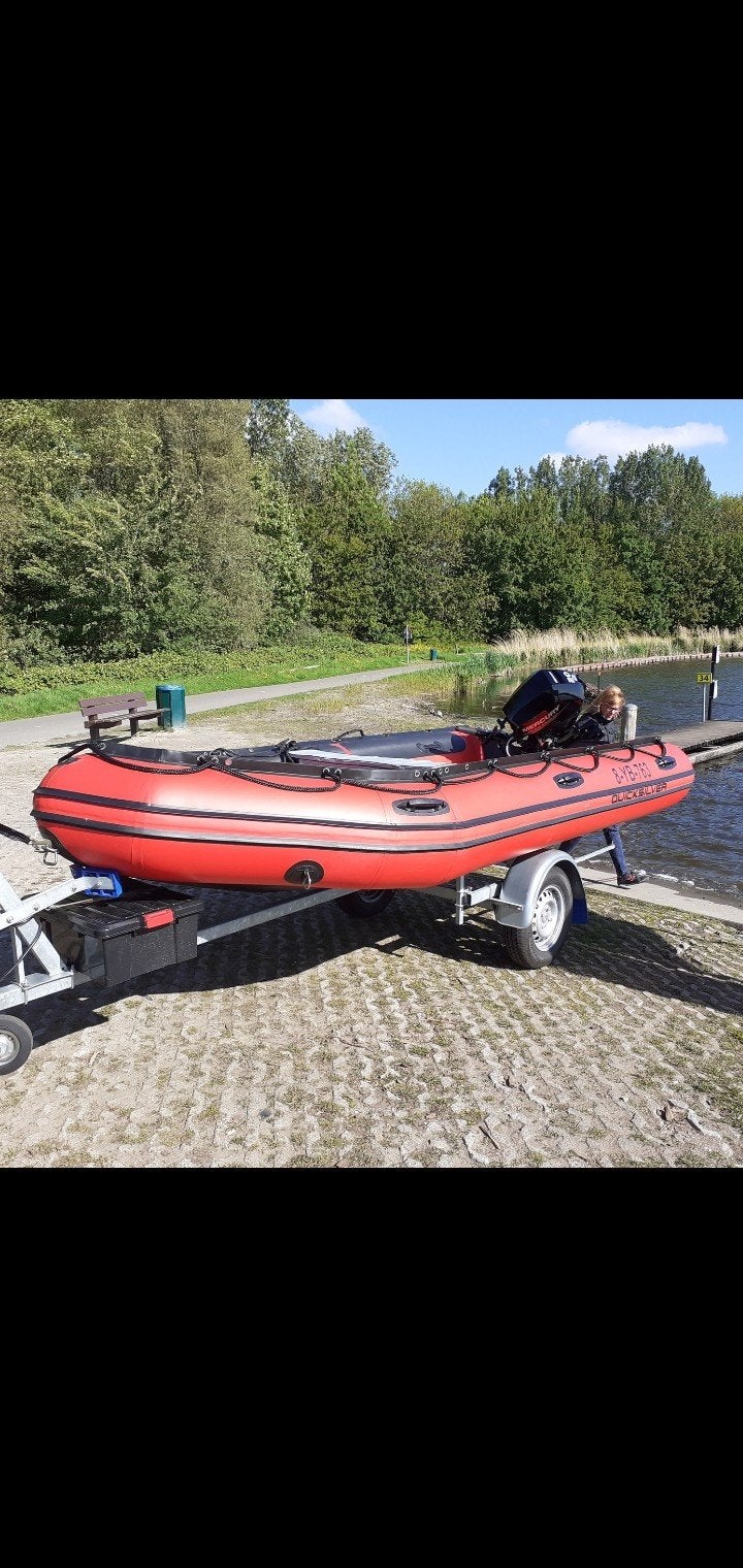 Leuke Set Quicksilver 420 Mercury 20pk EFI met Trailer, Watersport en Boten, Ophalen, 4 m, Mercury, 20 pk