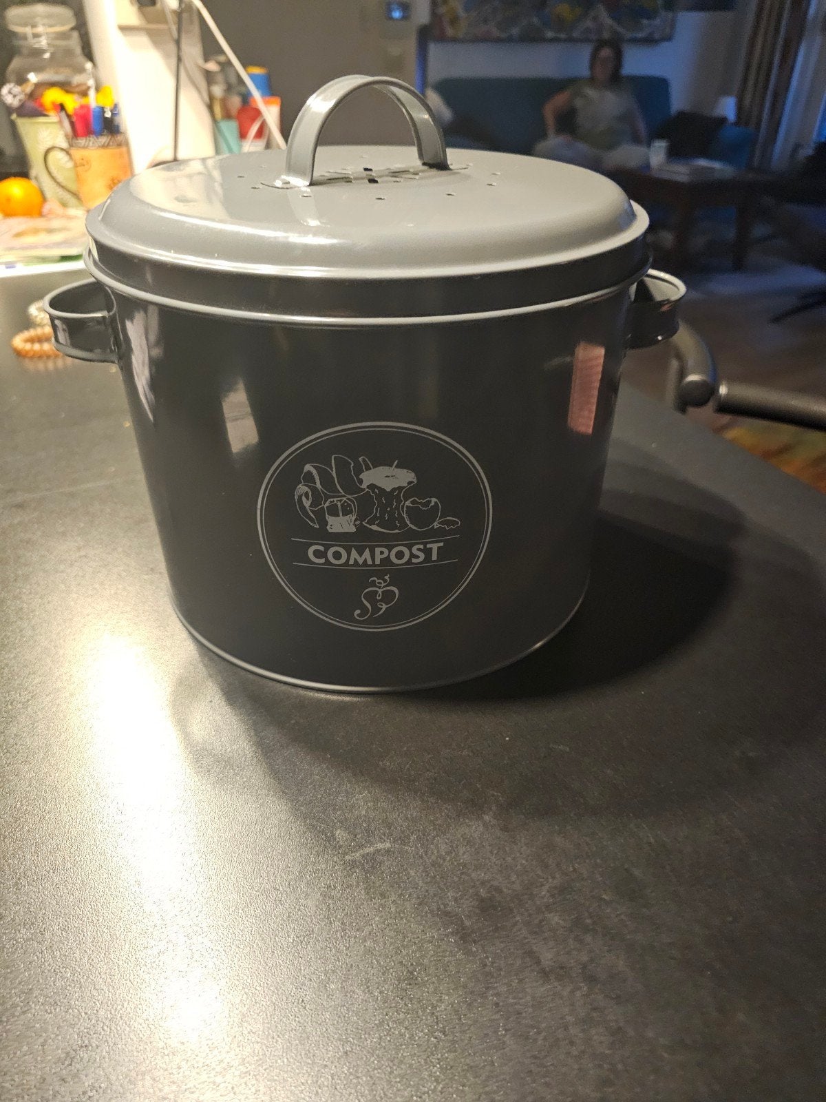 compost emmer Esschert Design 6 liter, Ophalen of Verzenden, Nieuw