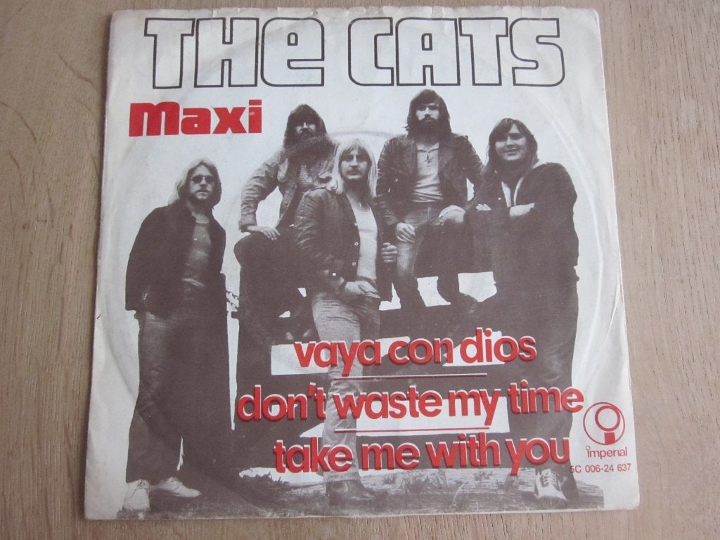 The Cats - Vaya con dios, Verzenden, 7 inch, Zo goed als nieuw, Beschermende buitenhoes