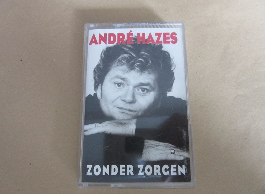 Andres Hazes cassettebandje Zonder zorgen, Cd's en Dvd's, Cassettebandjes, Verzenden, Gebruikt, Nederlandstalig, 1 bandje