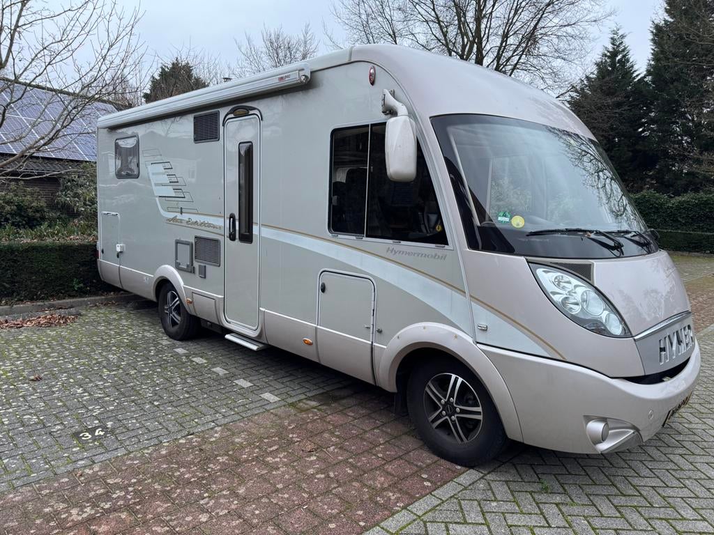 TK HYMER 698SL STAR EDITION BJ 2012 TOPSTAAT, Caravans en Kamperen, Campers, Gaslek-detector, Fiat, Luifel, 7 tot 8 meter