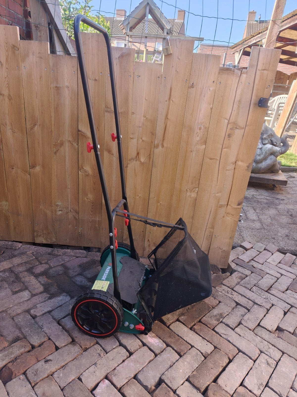 grasmaaier, Tuin en Terras, Ophalen, Handgrasmaaier, Opvangbak, Parkside
