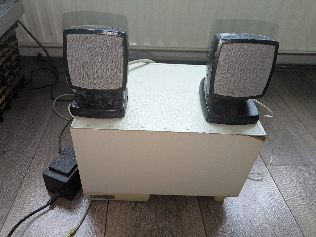 Altec Lansing 2.1 PC Speakerset met Subwoofer, Overige merken, Gebruikt, Ophalen of Verzenden, 60 tot 120 watt