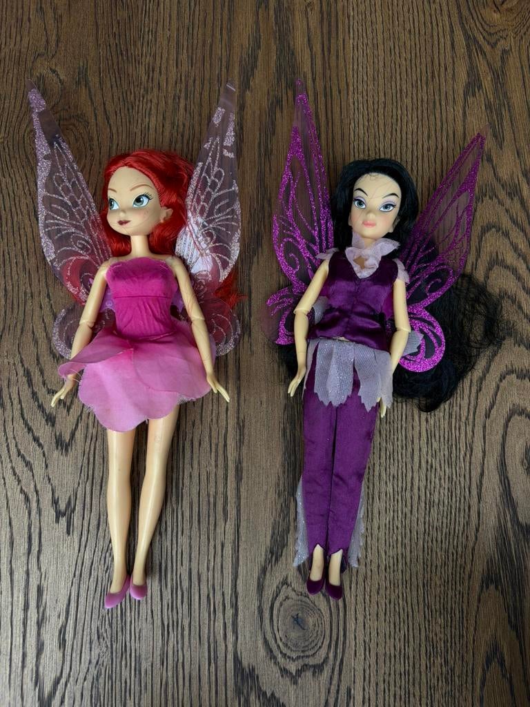 Disney Rosetta en Vidia poppen van Tinkerbell, Ophalen of Verzenden, Gebruikt, Overige typen
