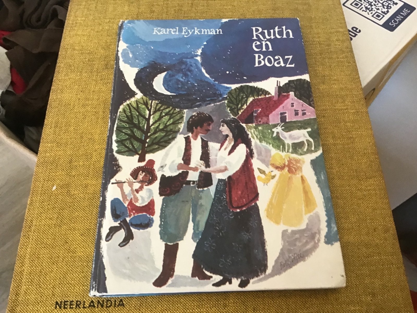 Vintage kinderboek Ruth en Boaz (1973) - Karel Eykman, Ophalen of Verzenden, Gelezen, Christendom | Protestants