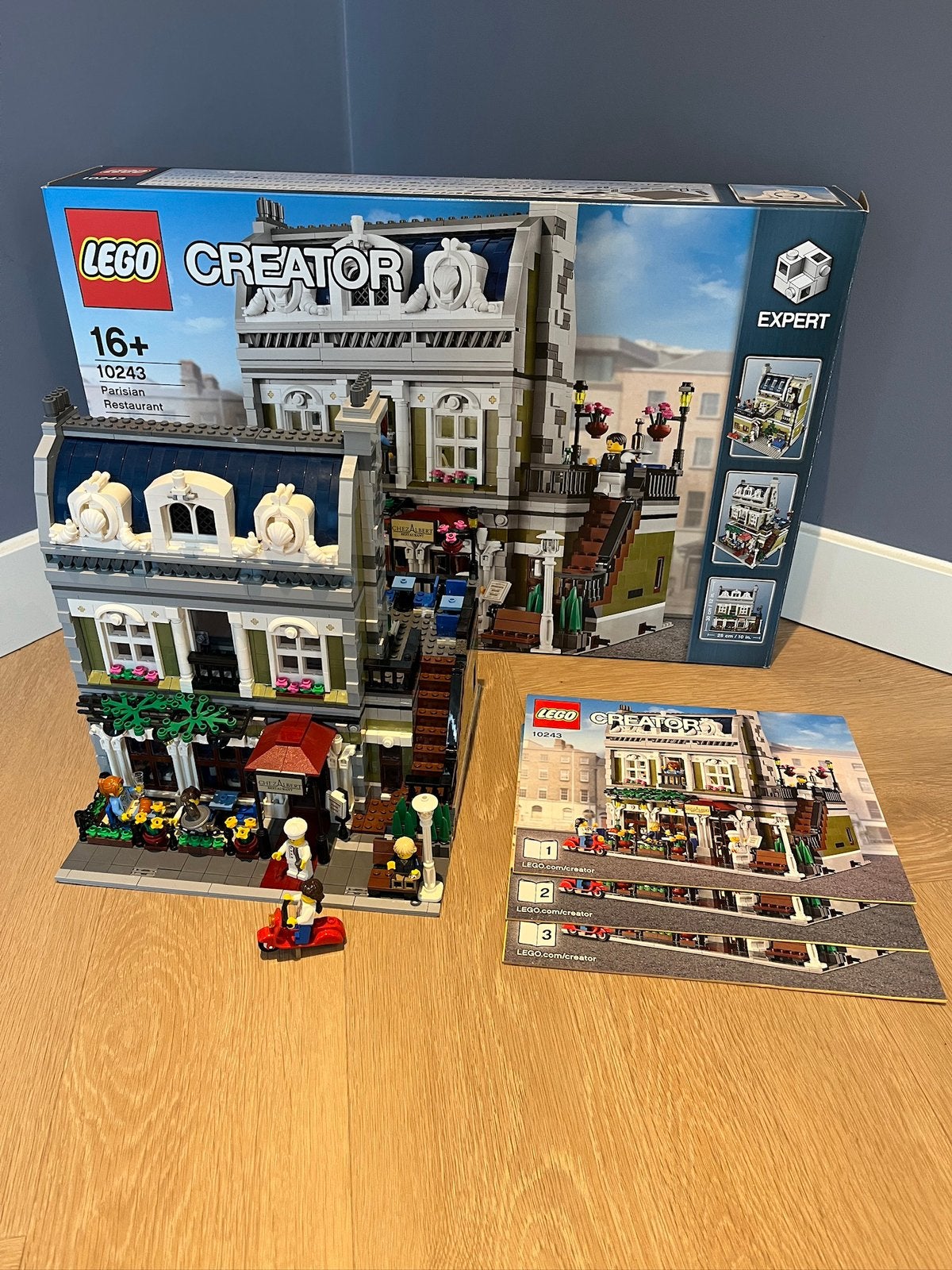 Lego creator expert 10243 Parisian Restaurant modular, Kinderen en Baby's, Ophalen, Zo goed als nieuw, Complete set, Lego