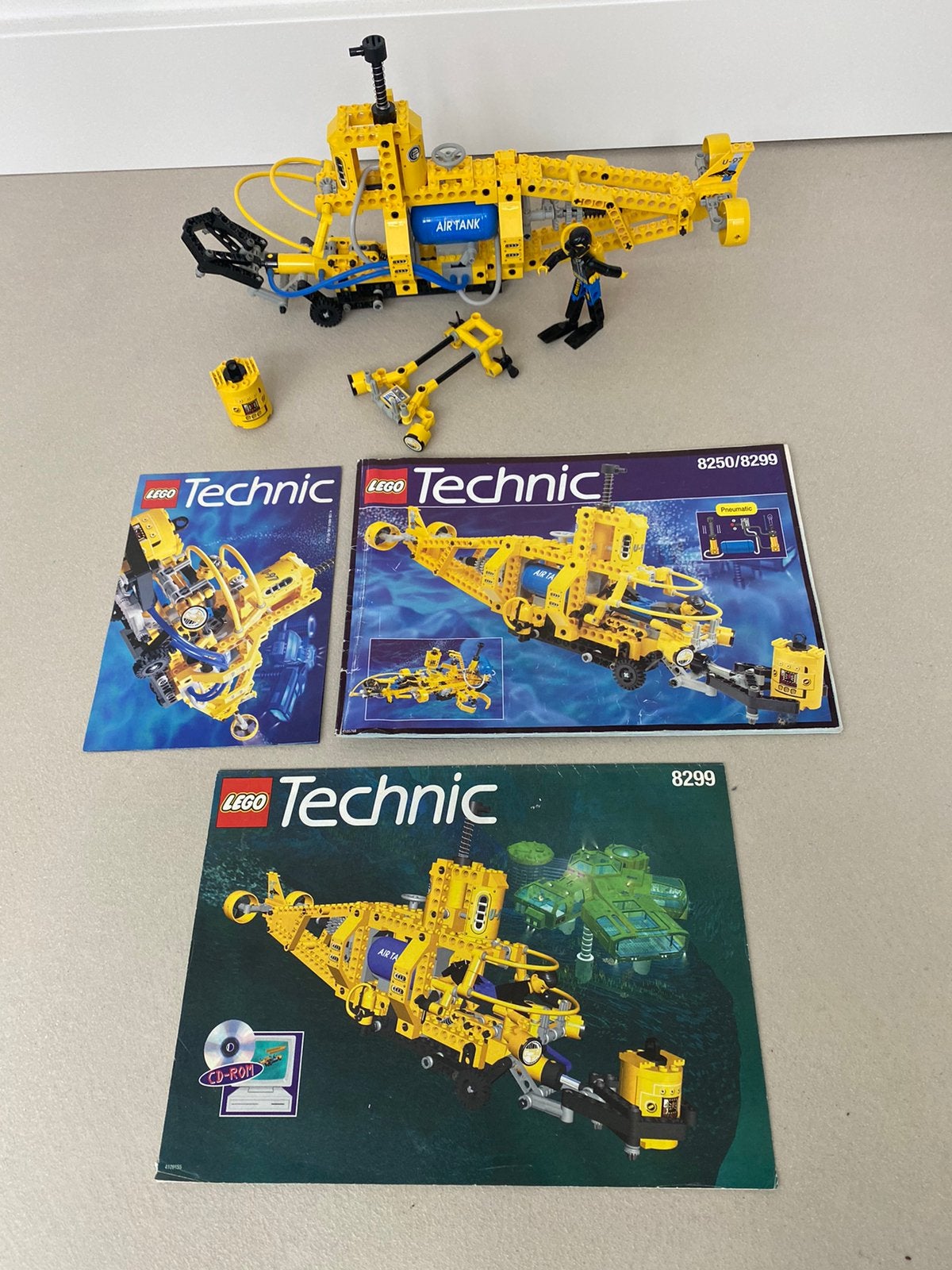 Lego 8250 8299 Technic Submarine, Ophalen of Verzenden, Zo goed als nieuw