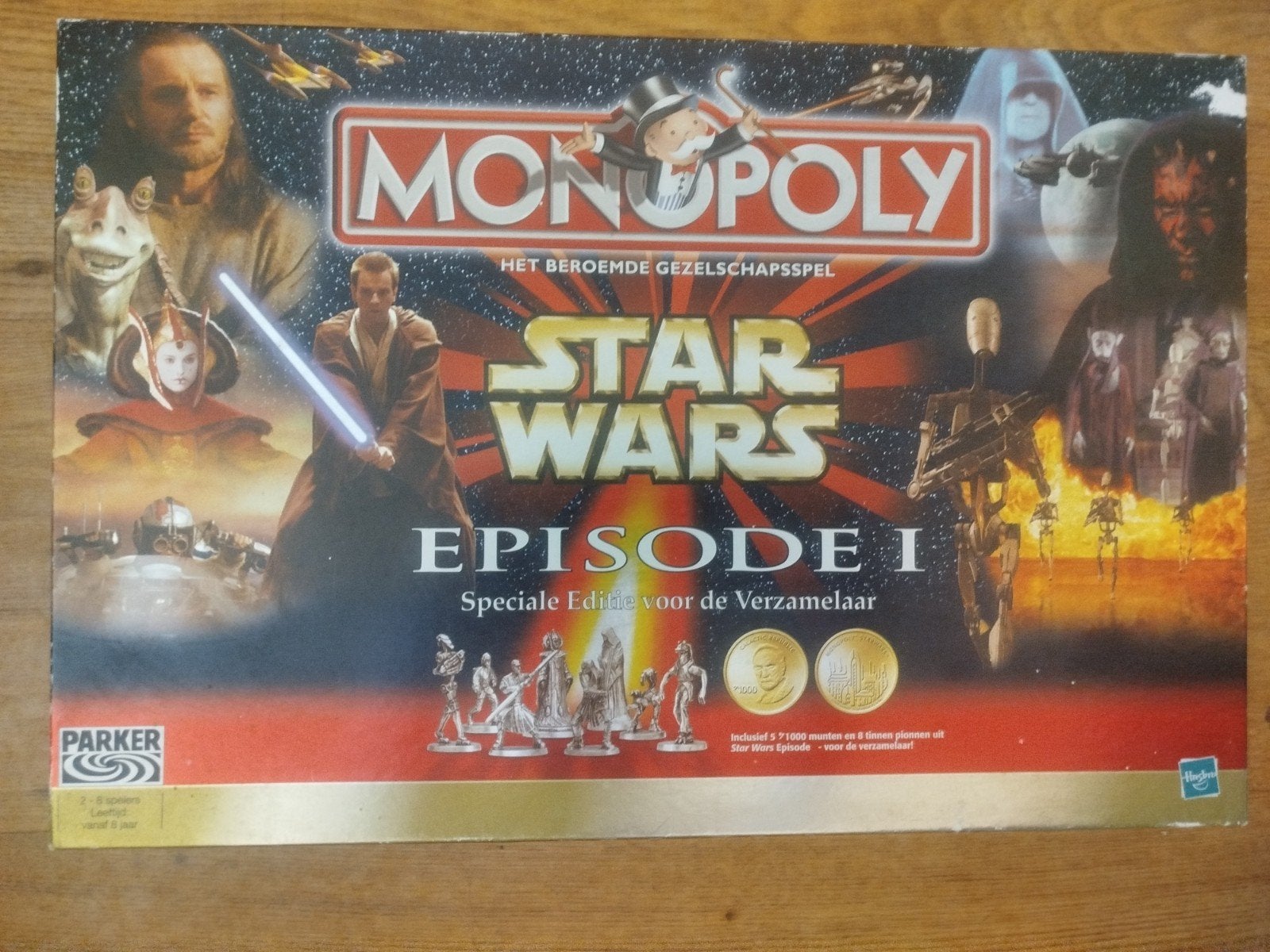 Star Wars Monopoly Episode 1 - Speciale Editie Verzamelaars, Ophalen of Verzenden, Gebruikt